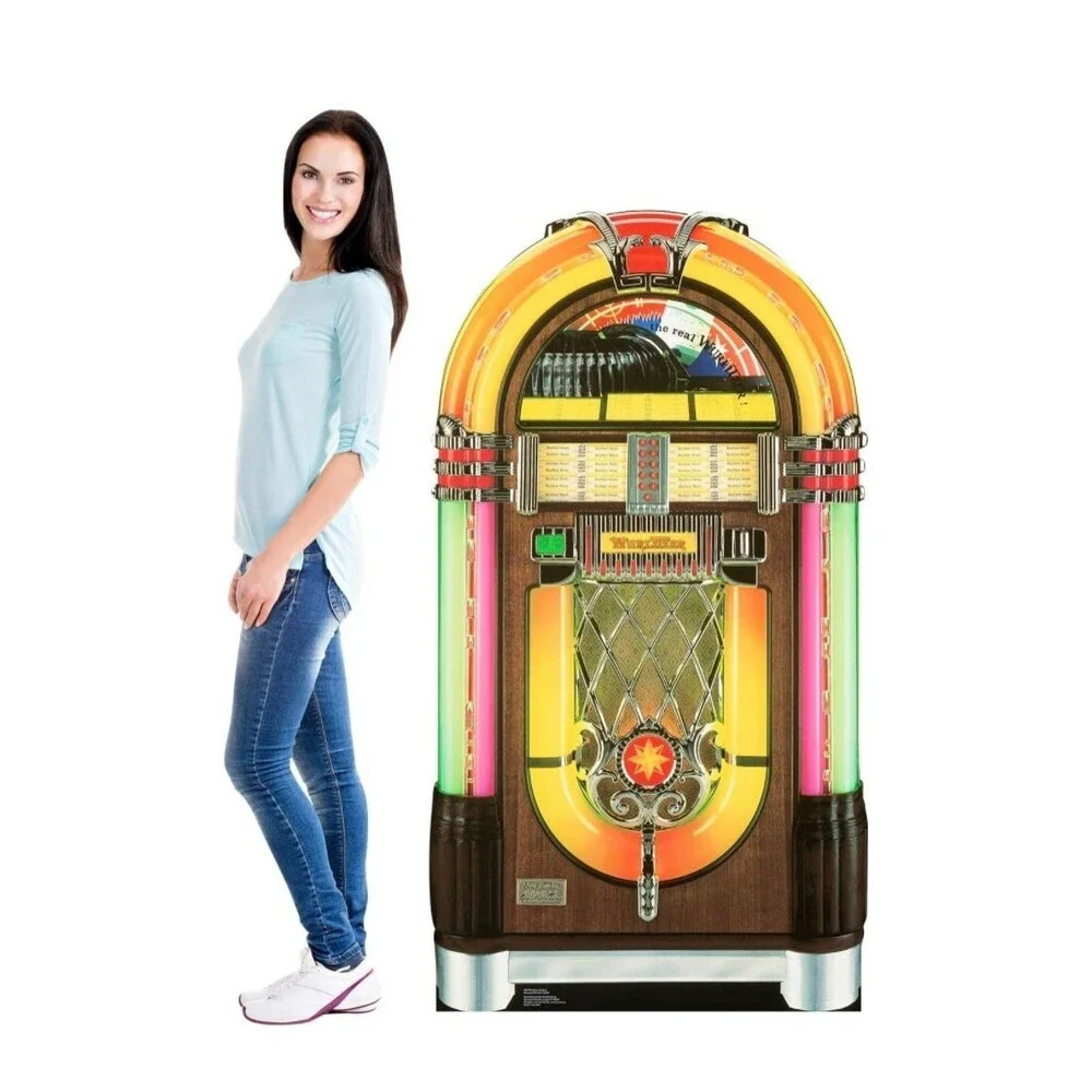 Cardboard People Wurlitzer Jukebox Life Size Cardboard Cutout Standup